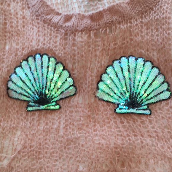 Wildfox White Label Shell Bra Lost Knit Sweater - Picture 10 of 13